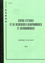 PO142 5 CERGA9 rapport activite cerga1979 titre